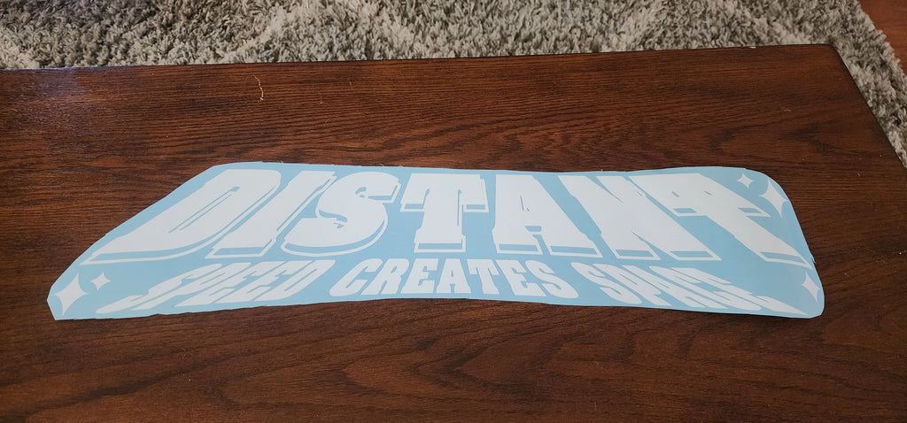 Speed Creates Space Banner