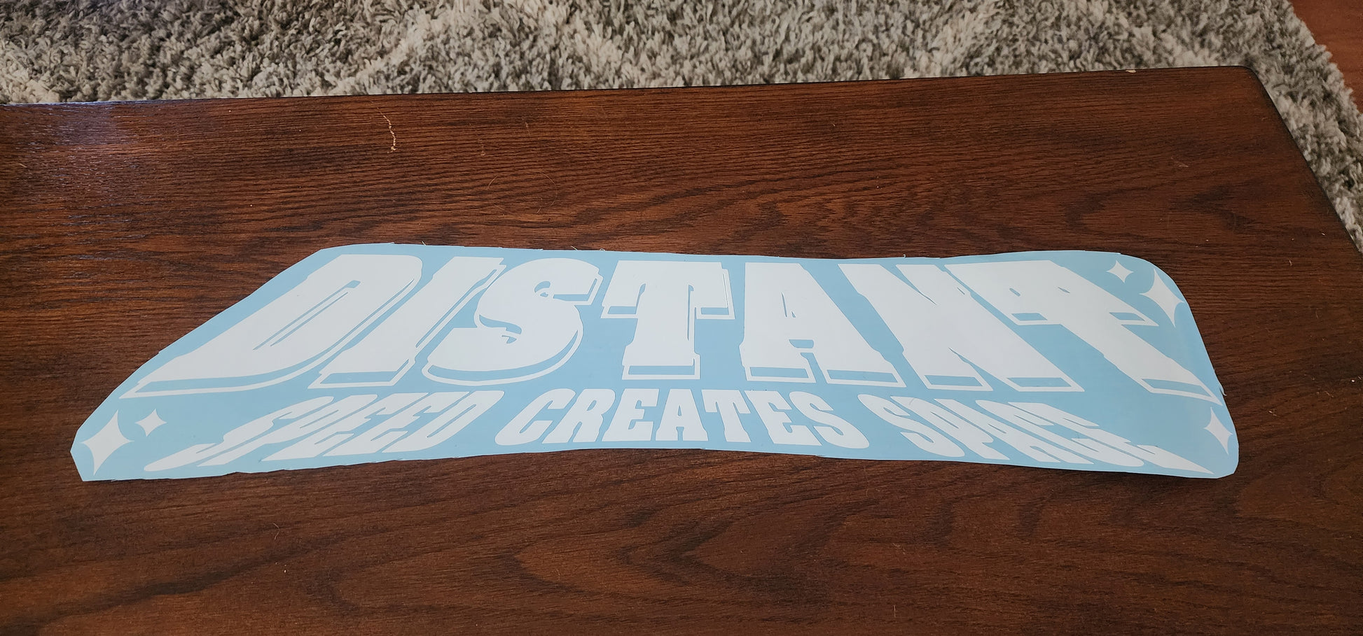 Speed Creates Space Banner